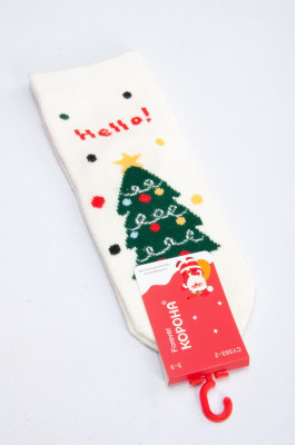 Шкарпетки дитячі новорічні кашемір